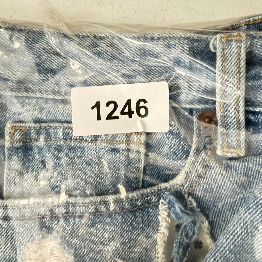 Lucky‎ Brand Womens Light Wash Distressed Denim Cutoff Shorts Size 8 29 *altered